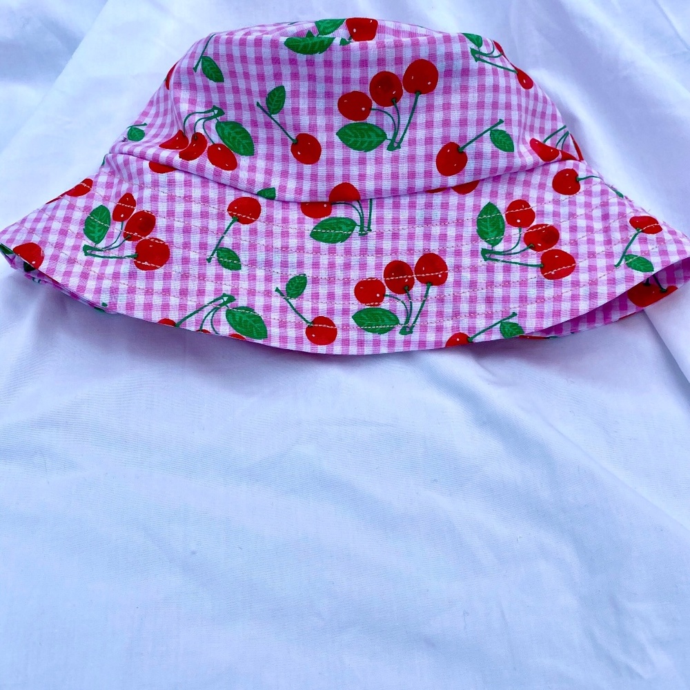 Handmade Cherry Bucket Hat